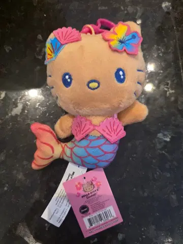 헬로키티 하와이 ABC 스토어 한정판 마스코트 일광화상 인어 머메이드