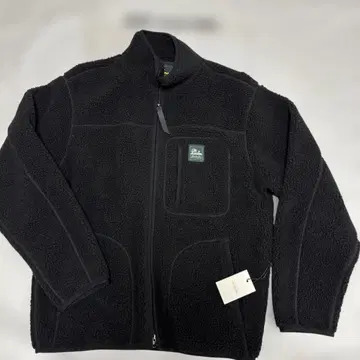 AIME LEON DORE 블랙 플리스 자켓