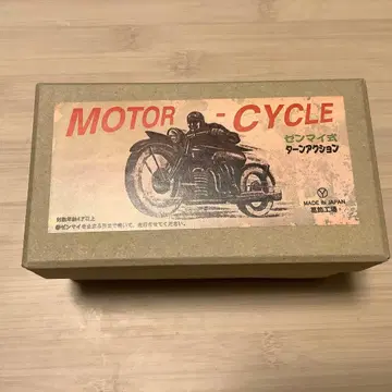 양철 장난감 오토바이 태엽 산코 제작소 쇼와 레트로