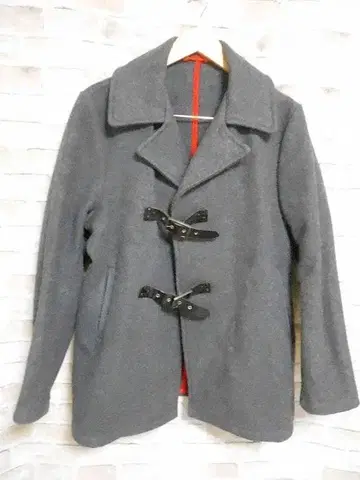 schott 샷 USA제 가죽 벨트 멜톤 울 코트 피 코트