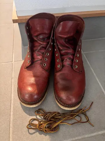 레드윙 남성용 부츠 가죽 신발 USA제 REDWING 가죽 부츠 9105