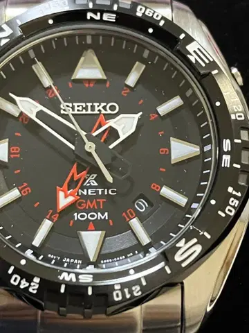 SEIKO 손목시계 SUN049 프로스펙스 GMT 세이코 희귀 모델