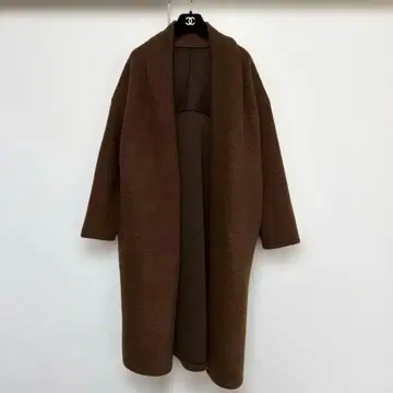 미란카 후와리롱 가디건 브라운