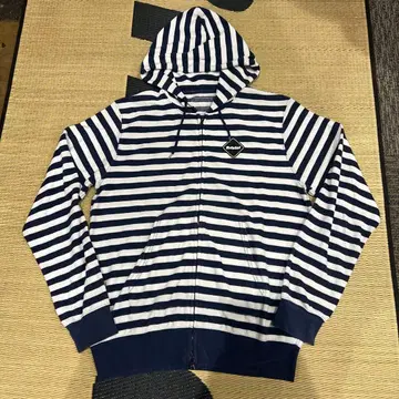 브리스톨 얇은 소재 파일 원단 집업 후드티