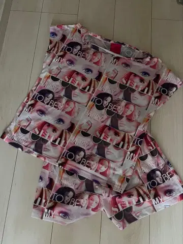 aimerfeel 바비 패턴 룸웨어 셋업