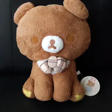 리락쿠마 차이로이코구마 XL 봉제 인형 앉은 모습 택 포함