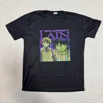 SERIAL EXPERIMENTS LAIN T셔츠 XL 블랙