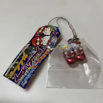 헬로키티 요코하마 빨간 신발 버전 스트랩 끈 산리오 레어