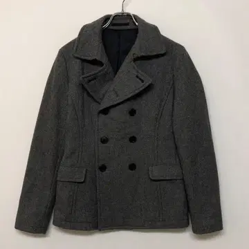 BOYCOTT 네오 그런지 락 모드 Y2K 구제 의류 멜톤 더블 P 코트