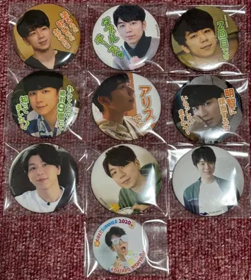 성우 니시야마 코타로 캔뱃지