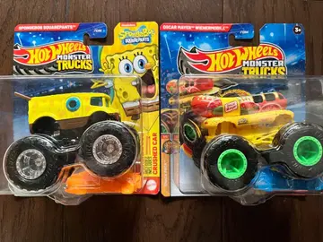 핫휠 몬스터 트럭 스펀지밥 소시지