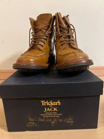 트리커스 Jack 트리커스 부츠 사이즈 7.5 브라운