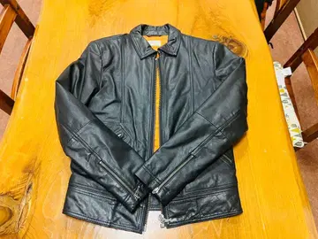 Mute Jeans Co. 가죽 라이더 자켓 S