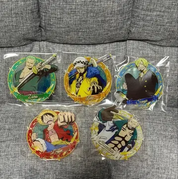 [ 5개 세트 ] ONEPIECE 원피스 USJ 선레스 아크릴 코스터