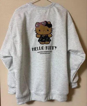 택 포함 새상품 아베일 일광화상 키티 트레이닝복 맨투맨 L