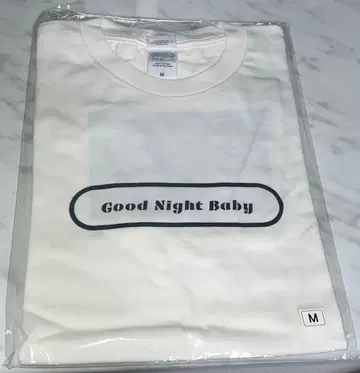 [새상품] 아이묭 Good Night Baby 티셔츠 M 사이즈 화이트