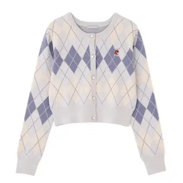 JILL by JILLSTUART BEAR 시리즈 아가일 가디건