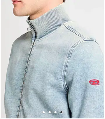 Disel 트랙 데님 자켓