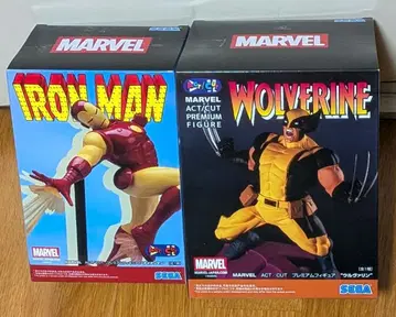 새상품 2점 일괄 아이언맨 & 울버린 프리미엄 피규어