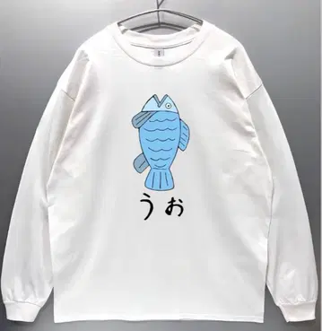 남녀 공용 우오론T 긴팔 셔츠 다다단 아야세 모모 착용