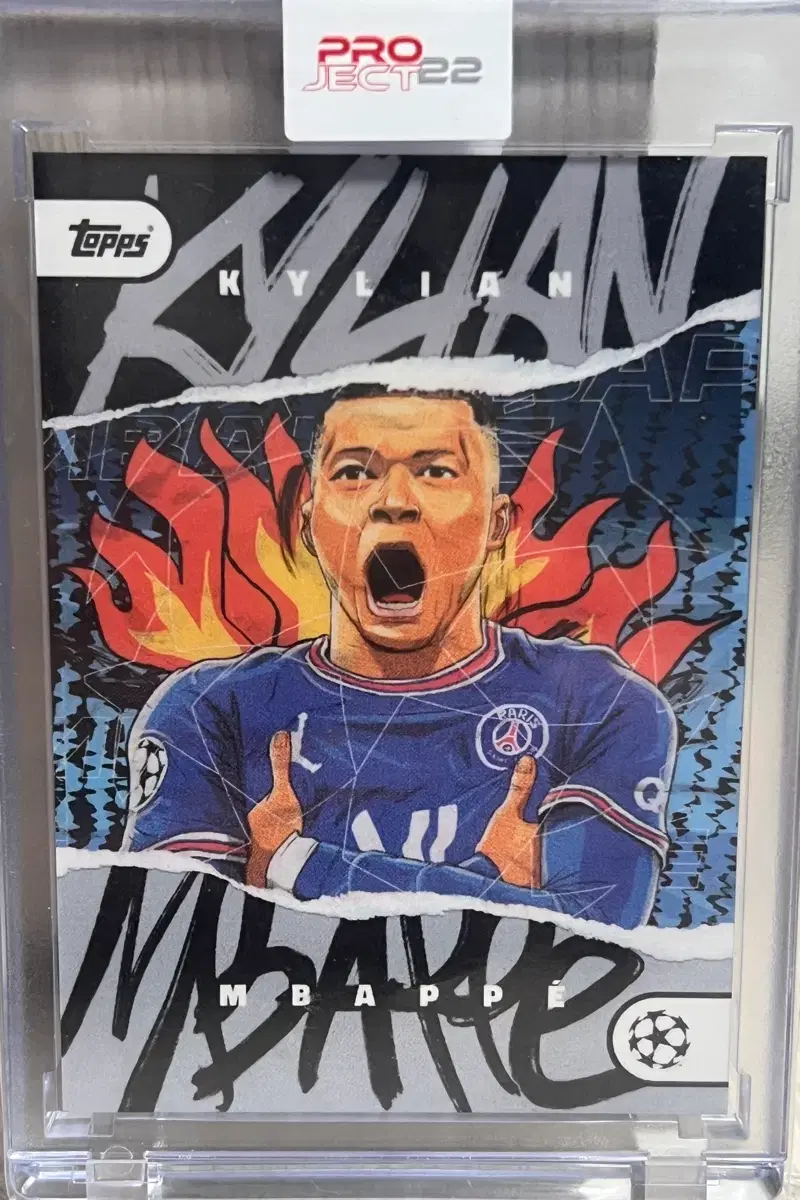 Topps 음바페 축구 카드 Project22