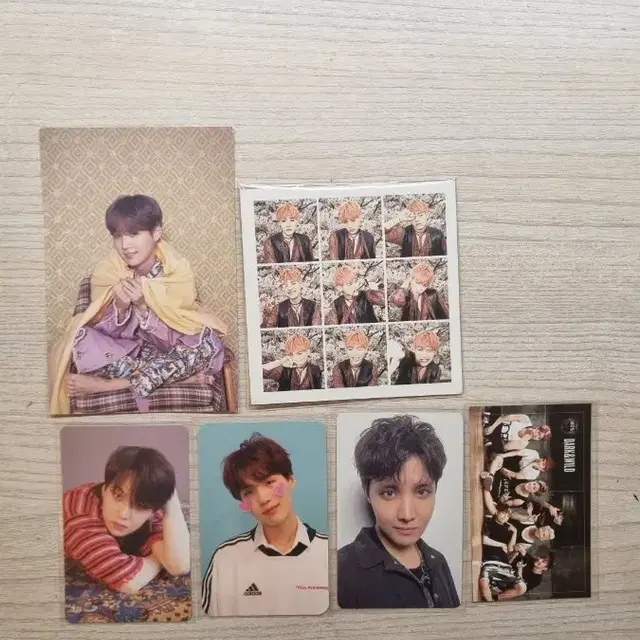 방탄 BTS 슈가 포카 엽서 일괄