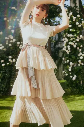 Garden Party Ruffled Midi Dress