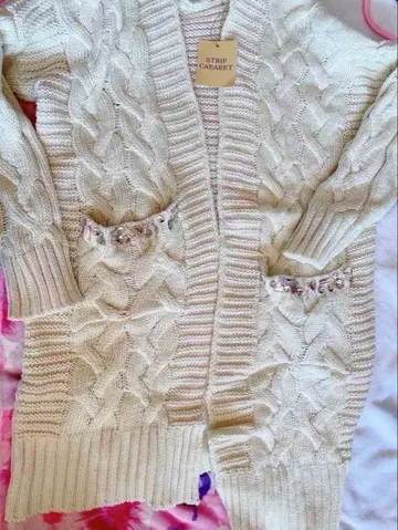 스트립 캬바쿠라 스트캬바 헤이세이 갸루 가디건