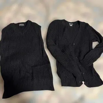 베르사체 니트 가디건, 슬리브리스 세트