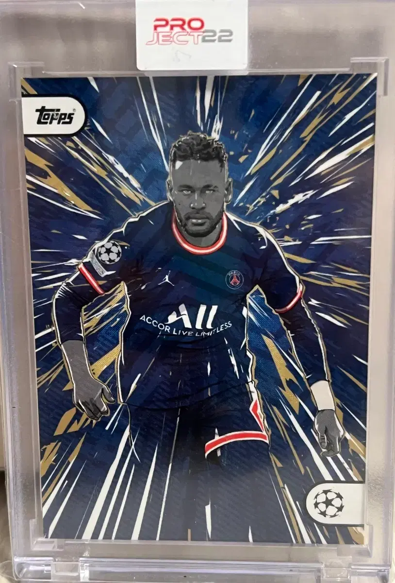 Topps 네이마르 Project22 축구 카드