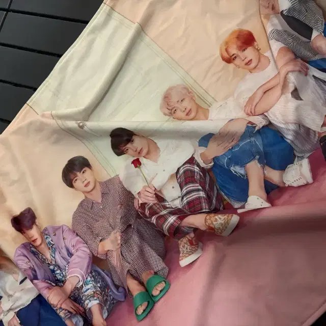 방탄소년단 bts 럽유셀 loveyourself 담요 팝업