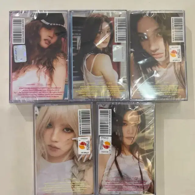 아이들 여자아이들 클락션 카세트테이프 스페셜버전 앨범 미개봉 카세트