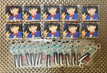 명탐정 코난 코난랜드 쿠도 신이치 가챠 메모리얼 캔뱃지 스티커