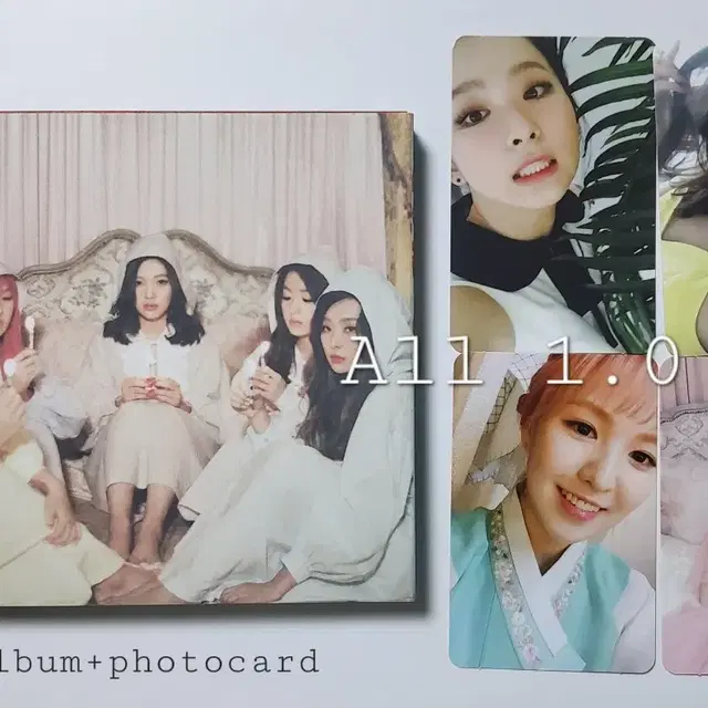 레드벨벳 7월7일 앨범 포카 4장 풀구성 양도