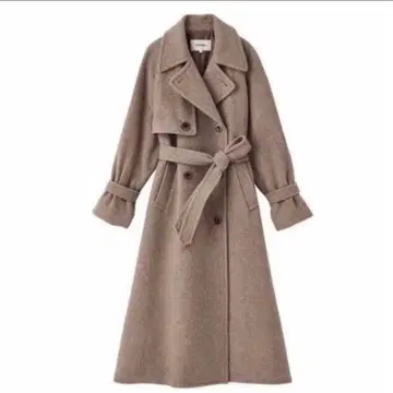 코코딜 울 트렌치 디자인 코트 cocodeal