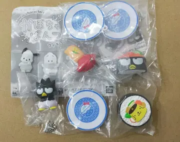 산리오 초밥 키체인 배드마츠마루 마이멜로디 폼폼푸딩 4개 세트