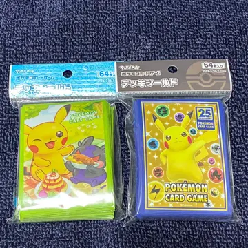 포켓몬 카드 게임 덱 슬리브 피카츄 세트