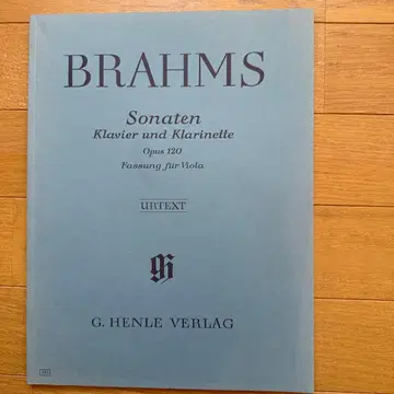 브람스 소나텐 Op.120 비올라 버전