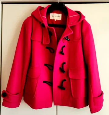 Ray BEAMS 핑크 더플 코트