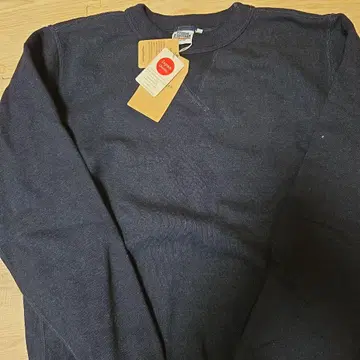 스튜디오 다치산 인디고 맨투맨 S 미사용 새상품