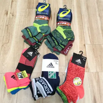 아식스 adidas 삭스 묶음 판매 23-25cm