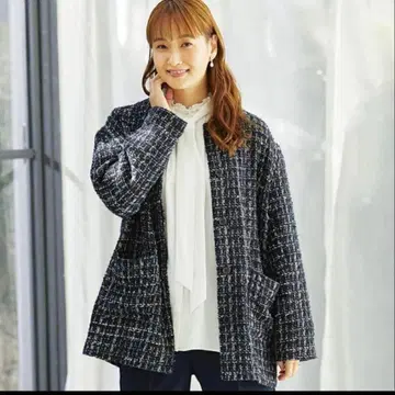 후지모토 미키 착용 formforma 도쿄 소와르 트위드 자켓 새상품