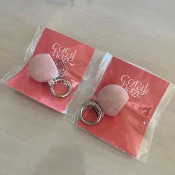 [미개봉 새상품] 코랄 헤이즈 범규 실리콘 캡 키링