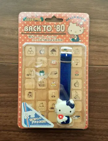 산리오 헬로키티 손목시계 디지털 시계 레트로 디자인 식품 완구 빈티지