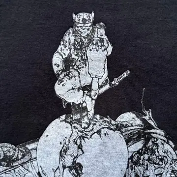 [ 미사용 ] 오토모 가츠히로 GENGA T셔츠 블랙 M 사이즈