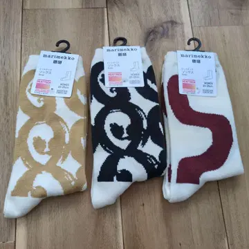 3켤레 세트 유니클로 마리메꼬 히트텍 양말