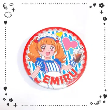 프리큐어 올스타즈 캔뱃지 로손 한정판 큐어 마셰리 에밀