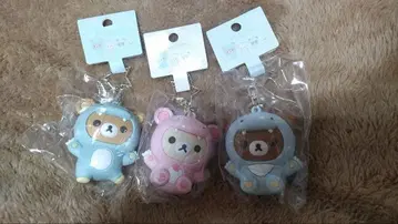 리락쿠마 차이로이코구마 코리락쿠마 공룡 놀이 키링