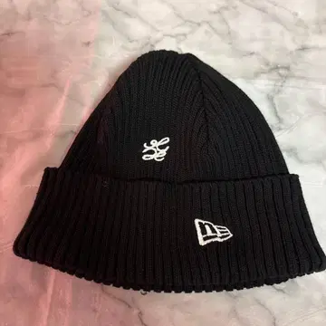 SNIDEL x NEWERA 콜라보 니트 모자 비니 블랙