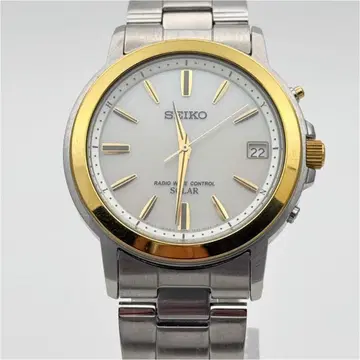 SEIKO 세이코 데이트 7B52-0AF0 SS 남성용 전파 솔라